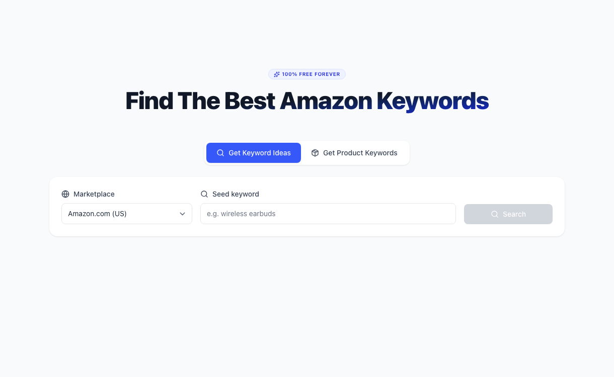 Amazon Keyword Tool