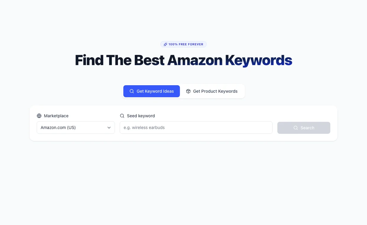 Amazon Keyword Tool